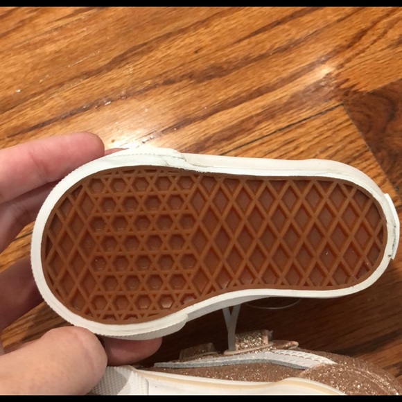 Rose Gold Glitter Vans - Picture 5 of 6